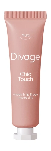 DIVAGE кремовый тинт д/щек, губ и глаз chic touch matte tint т.01
