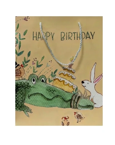 Пакет подарочный 32*26*12см С Днем рождения EL231107638