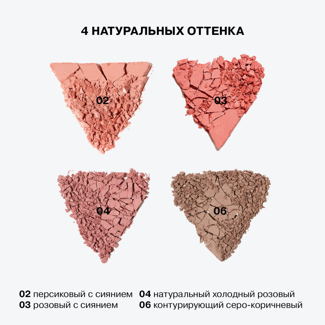 INFLUENCE BEAUTY румяна soft skills компактные т.06