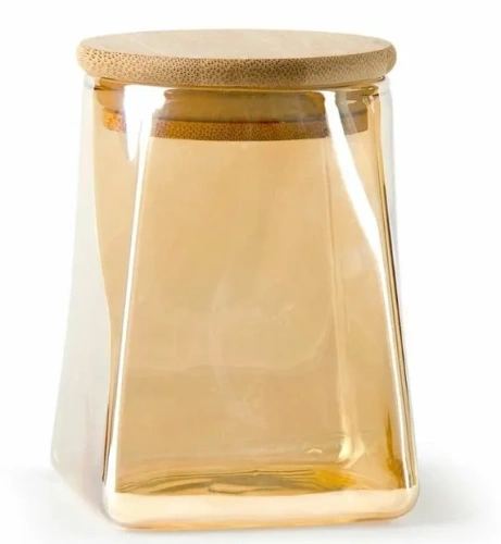 BAROUGE банка д/хранения с деревянной крышкой 350мл ВC-001