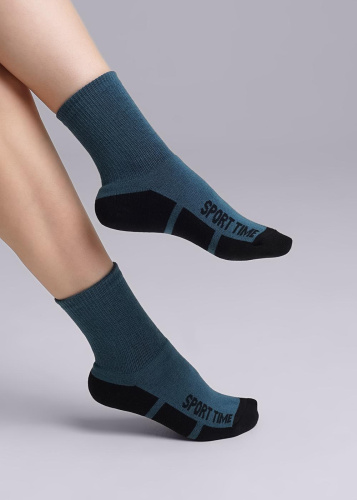 CLEVER носки детские термо плюш С301П т.бирюзовый р.22