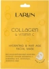 LARUN маска д/лица тканевая collagen&vitamin C 25мл