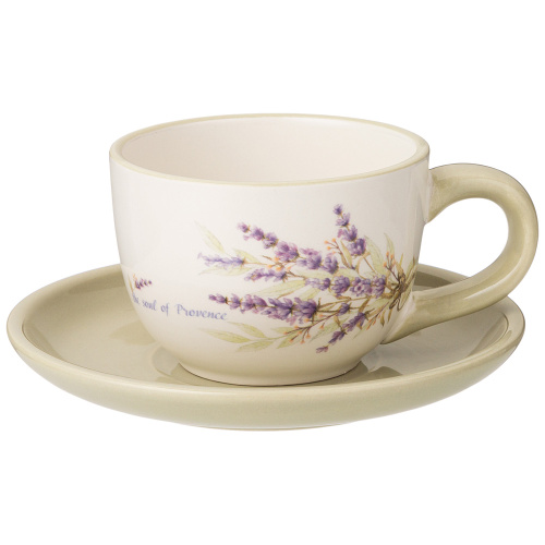 AGNESS чайная пара душа прованса фарфор 220мл 358-2049