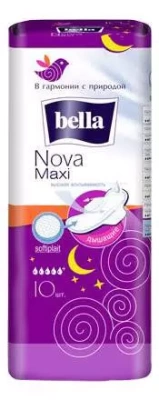 BELLA Nova maxi прокладки softiplait air 10шт