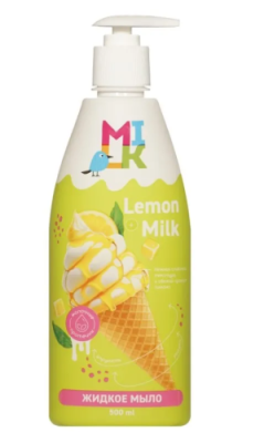 MILK мыло жидкое молоко и лимон 500мл__