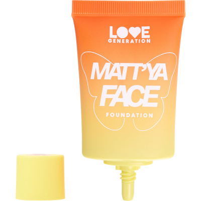 LOVE GENERATION крем тональный матирующий c экстрактом матчи matt ya face т.04