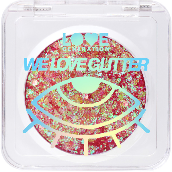 LOVE GENERATION глиттер для лица we love glitter, тон 01