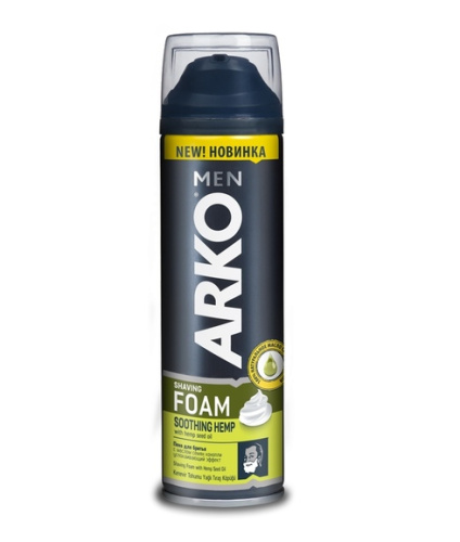 ARKO MEN пена д/бритья hemp 200мл