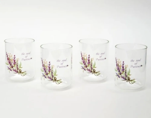 AGNESS Душа прованса набор стаканов 360мл 4шт 887-283