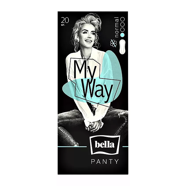 BELLA прокладки ежедневные panty my way sensitive 20шт BE-022-RN20-080