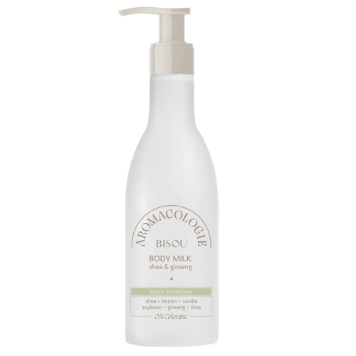 BISOU Aromacologie молочко д/тела питательное ши и женьшень 300мл