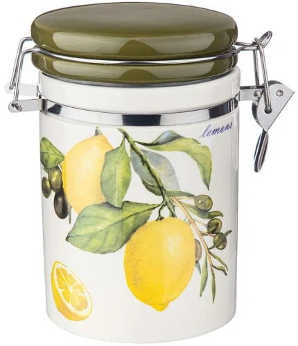 LEFARD Лемон три емкость д/сыпучих продуктов 600мл 358-1785