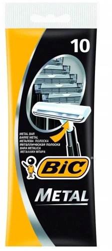БИК бритва одноразовая муж. с защитным метал.покрытием 10шт