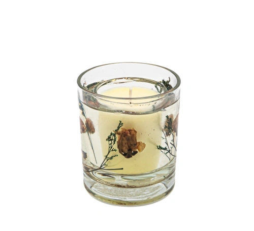 Свеча ароматическая в стакане композиция 9см арт.ED0292