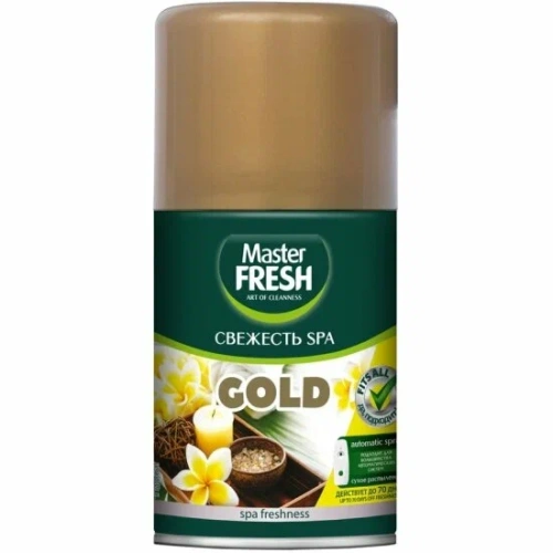 MASTER FRESH GOLD освежитель воздуха свежесть spa см.баллон 250мл