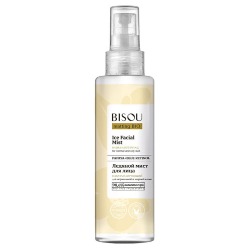 BISOU мист ледяной д/лица гидраматирующий д/нормальной и жирной кожи 120мл