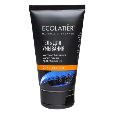 ECOLATIER MEN гель д/умывания очищающий 150мл