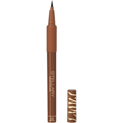 STELLARY подводка д/глаз с аппликатором кистью wild eyeliner brown т.02