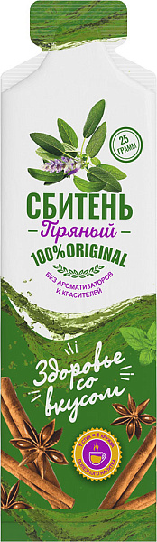 АЛТАЙСКИЙ НЕКТАР сбитень медовый пряный стик 25г/10