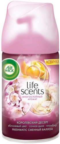 AIRWICK освежитель воздуха life scents королевский десерт/райский десерт см.баллон 250мл