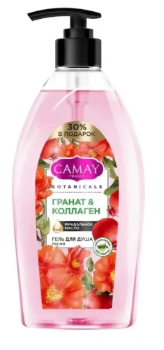 CAMAY гель д/душа botanicals цветы граната 750мл