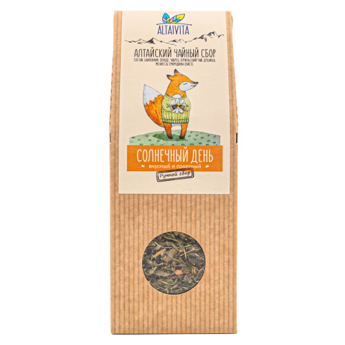 ALTAIVITA чай травяной солнечный день вкусный и полезный весовой 50г