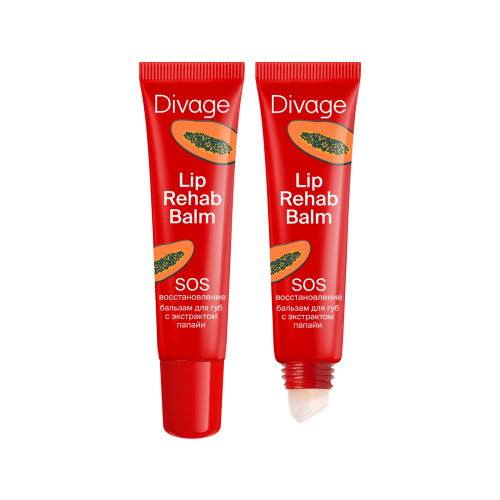 DIVAGE бальзам д/губ lip rehab balm аромат папайи