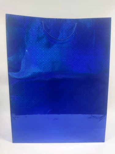 Пакет подарочный голография 55*43*13см EJ25297