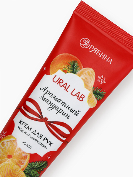 URAL LAB крем для рук с ароматом мандарина 30мл