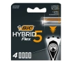 БИК кассеты сменные муж. bic flex 5 hybrid 4шт