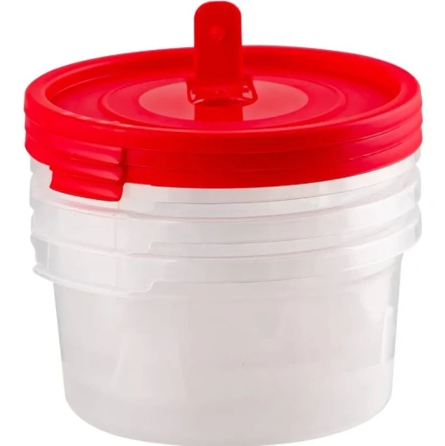 Набор контейнеров д/свч смайл круглый 800мл 3шт С52101/48