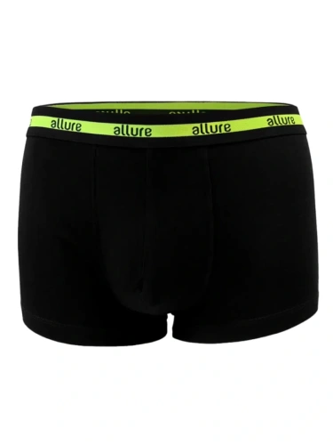 ALLURE трусы мужские боксеры ALR00010 черный/лимон р.L