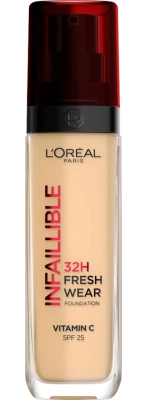 LOREAL крем тональный infaillible свежий тон 32ч т.125