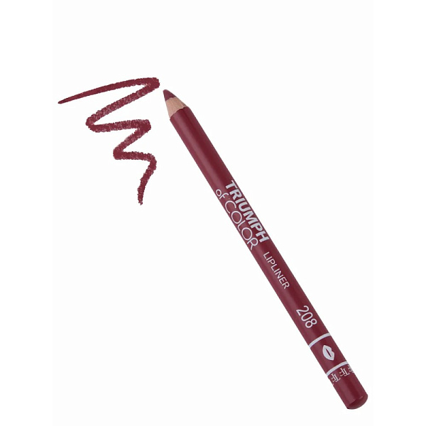 TF Cosmetics Карандаш для губ Triumph of Color Lipliner, тон 208 малина