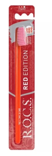 ROCS щетка зубная red edition ср.жесткости