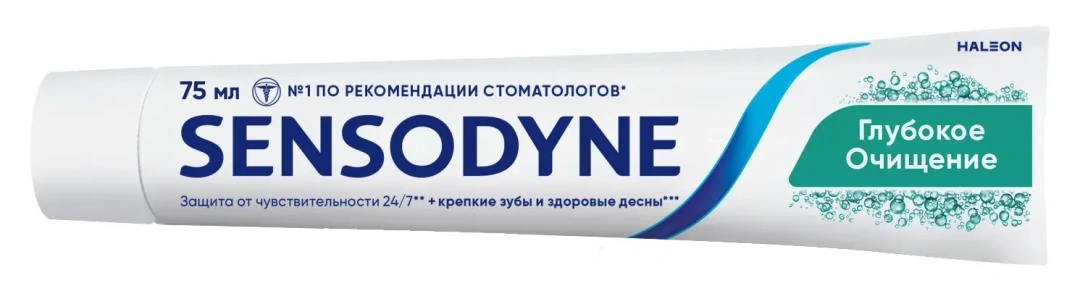 SENSODYNE паста зубная глубокое очищение 75мл