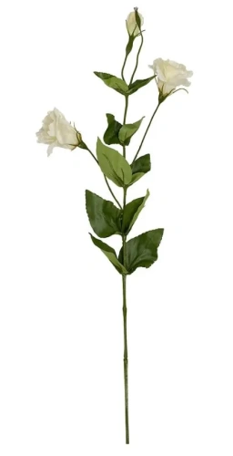 Цветок искусственный лизиантус белый 82см HFW-42