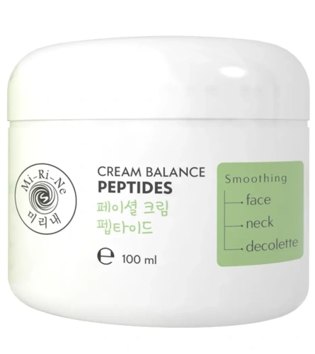 MI-RI-NE крем-баланс разглаживающий д/кожи лица шеи и декольте peptides 100мл