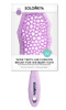 SOLOMEYA расческа массажная д/сухих и влажных волос с широкими зубьями сиреневая 5357-H1