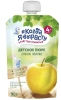 Дет пит Когда я вырасту Пюре спелое яблоко б/сахара с 4мес 90г дой-пак; 6
