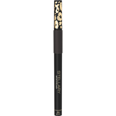 STELLARY подводка д/глаз с аппликатором кистью wild eyeliner black т.01
