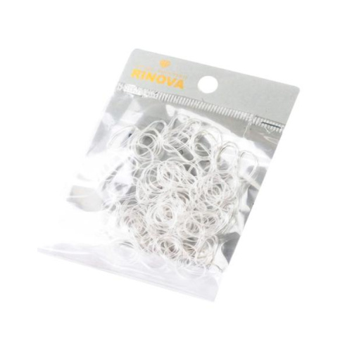 RINOVA резинка д/волос прозрачная силикон 100шт 500794