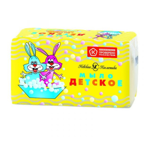 НЕВСКАЯ КОСМЕТИКА мыло туалетное детское с зайчиком 4*100г 18106/а15708