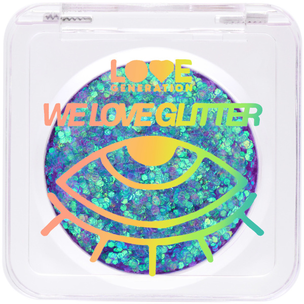 LOVE GENERATION глиттер для лица we love glitter, тон 05