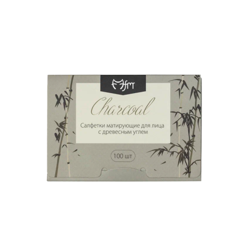 MOFA MEIREN cалфетки матирующие д/лица с древесным углем 100шт                                     