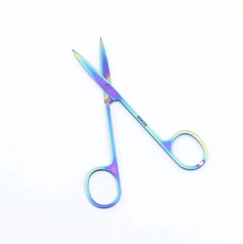 KISSROSE ножницы маникюрные  радужные 10,5см HD00039/EL231035EL231035 (12)