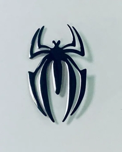 Брошь Паук цв.черный нерж.сталь L 230671
