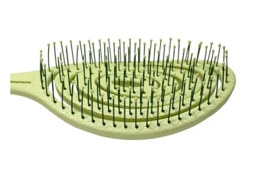 SOLOMEYA био-расческа д/волос подвижная зеленая