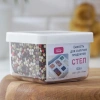 Емкость д/сыпучих продуктов степ цв.белый 500мл М1290/12