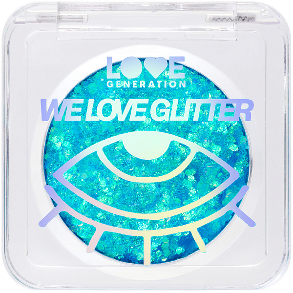 LOVE GENERATION глиттер для лица we love glitter, тон 03